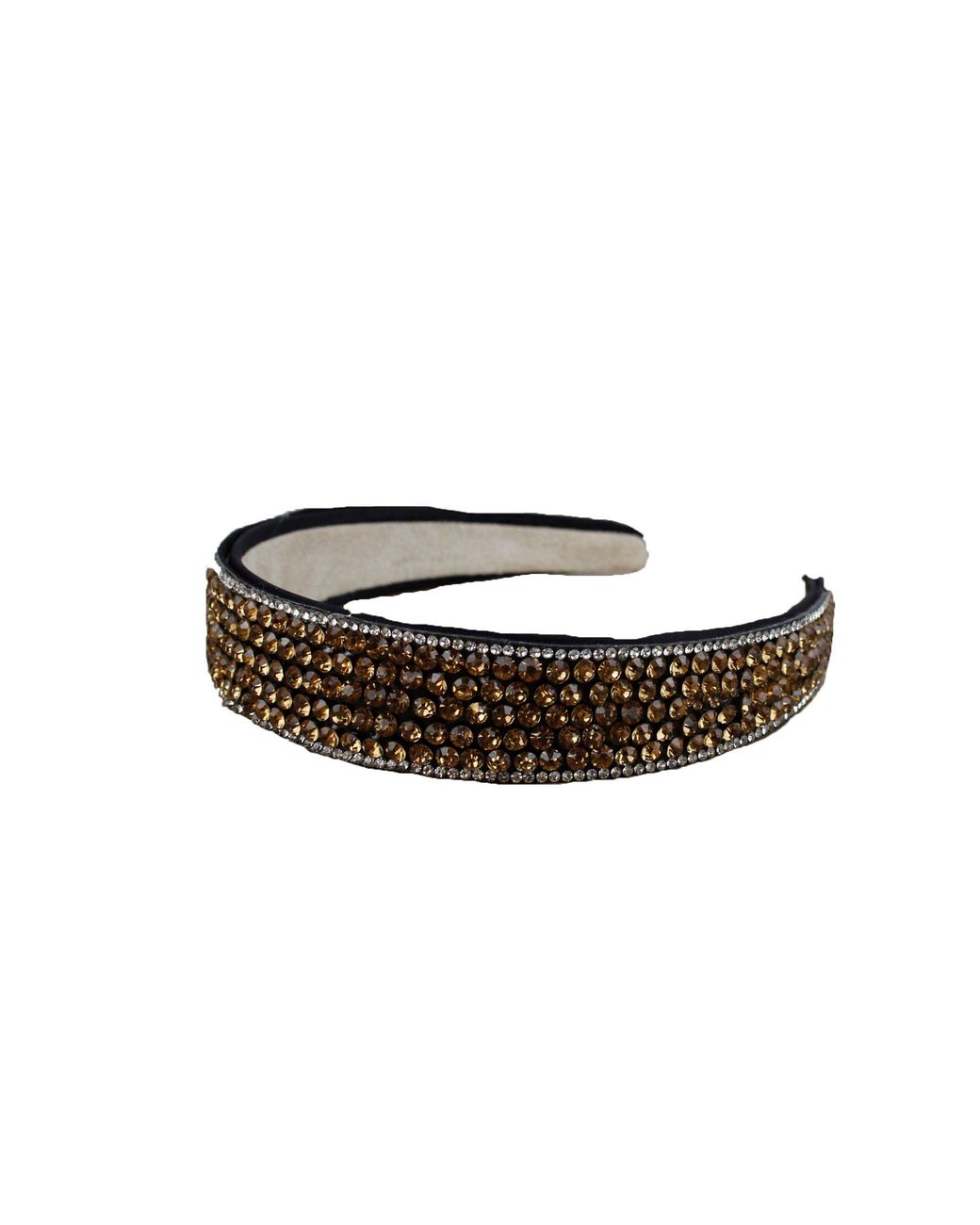 SVNX Multicolor Satin Headband With Small Stone Embelishment