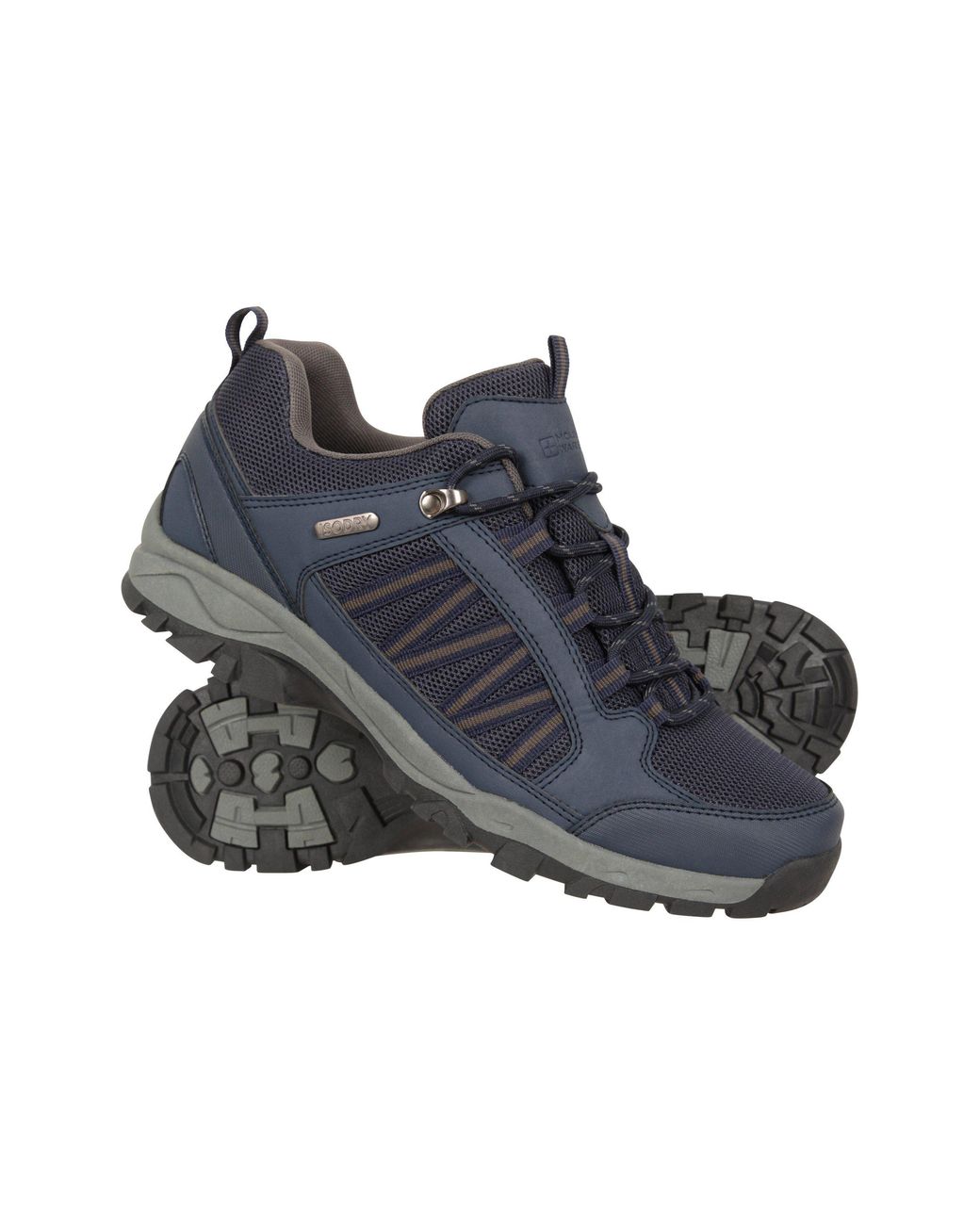 Mountain Warehouse 'Path' Walking Shoes Cushioned Footbed Mesh Lining ...