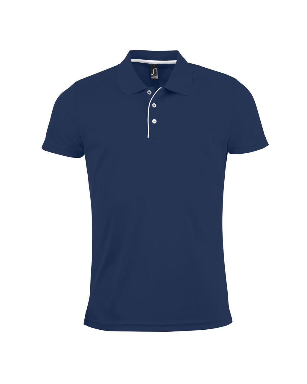 Sol's Blue Performer Short Sleeve Pique Polo Shirt (French) for men