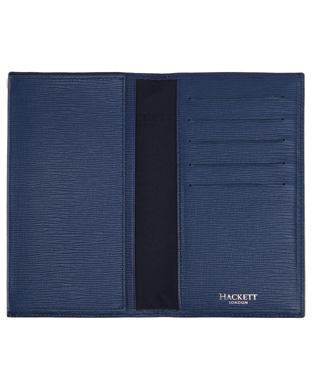 Hackett Blue London Curzon Phone Wallet Leather for men