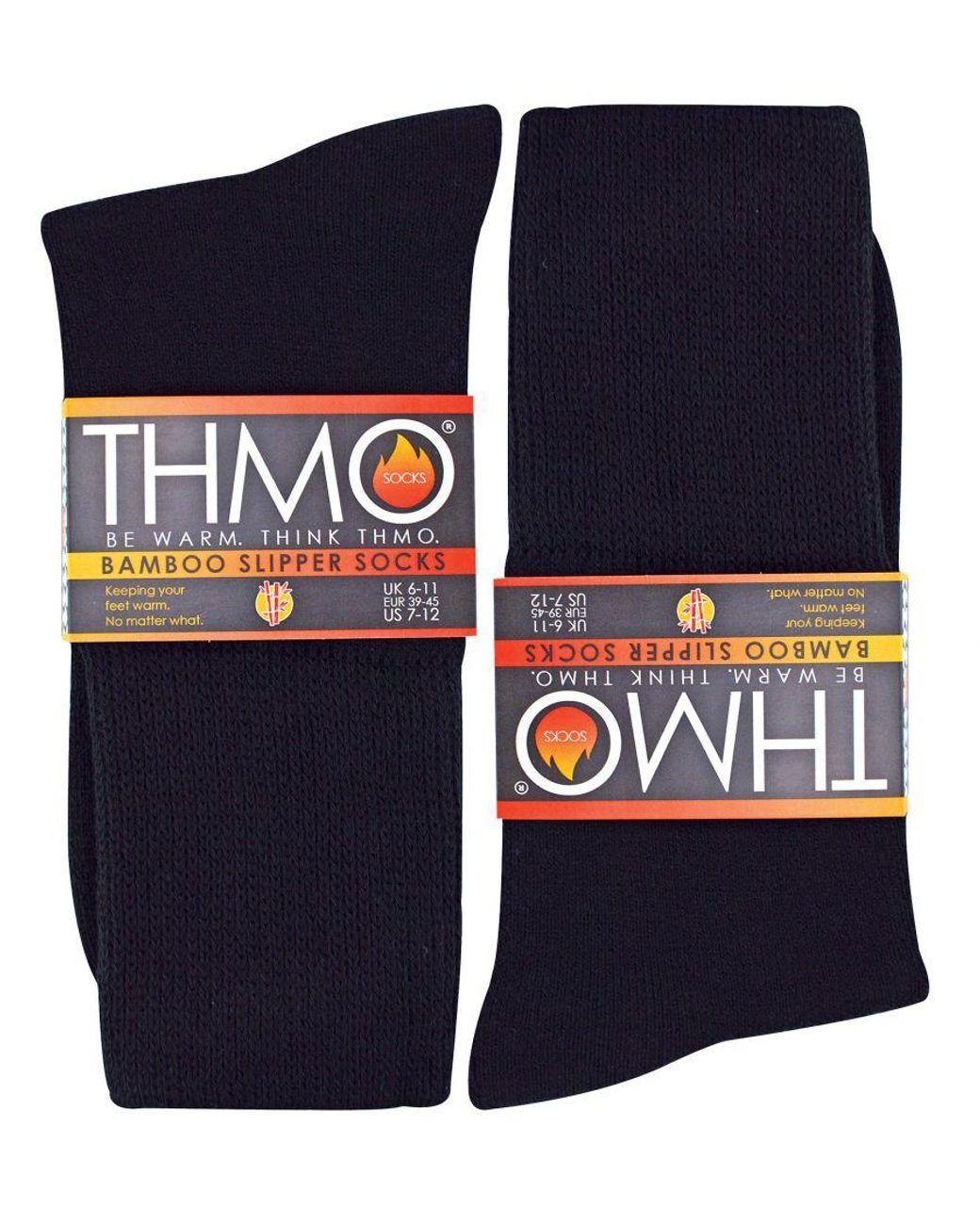 THMO Blue Bamboo Slipper Socks for men