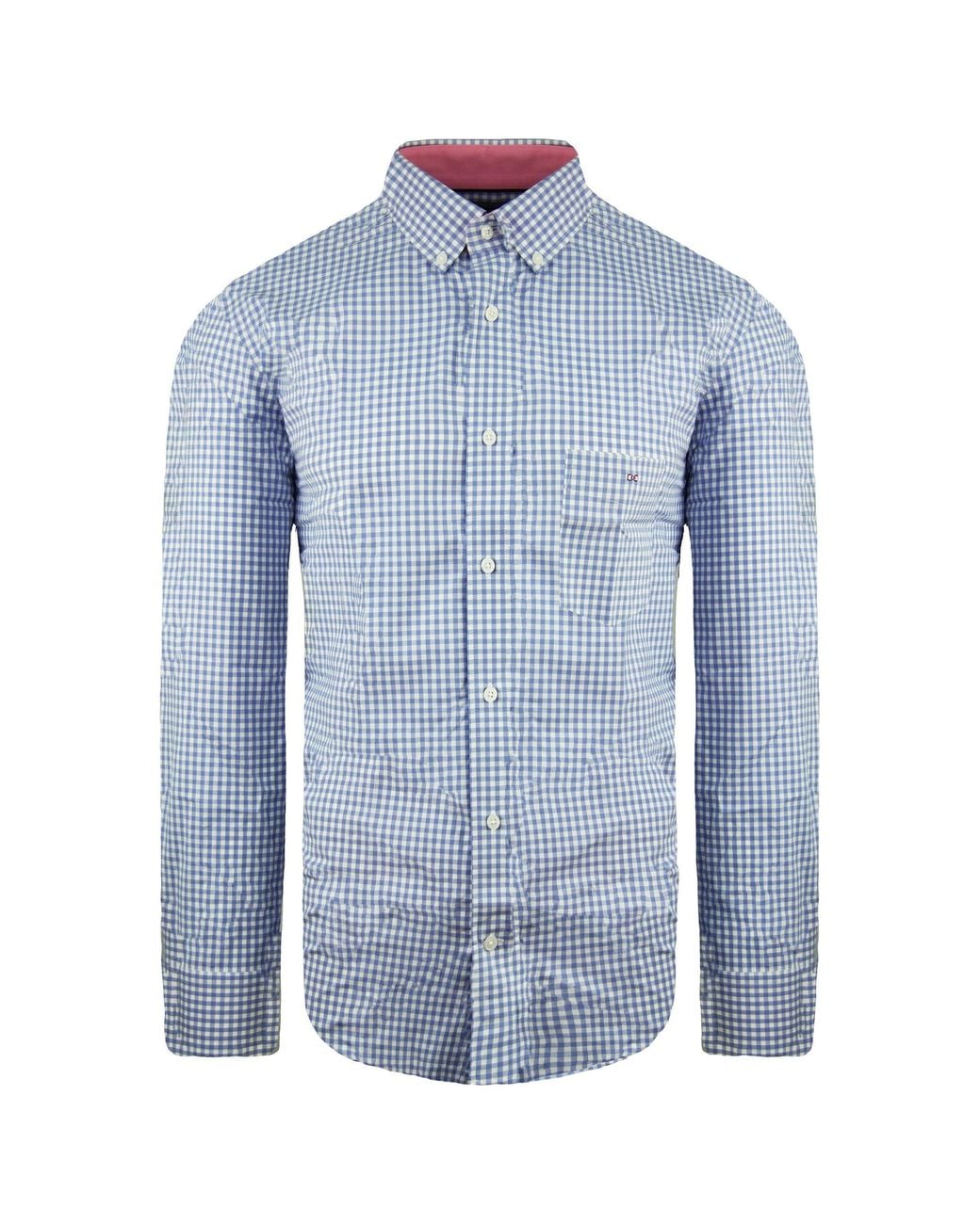 Eden Park Blue Regular Oxford Shirt for men