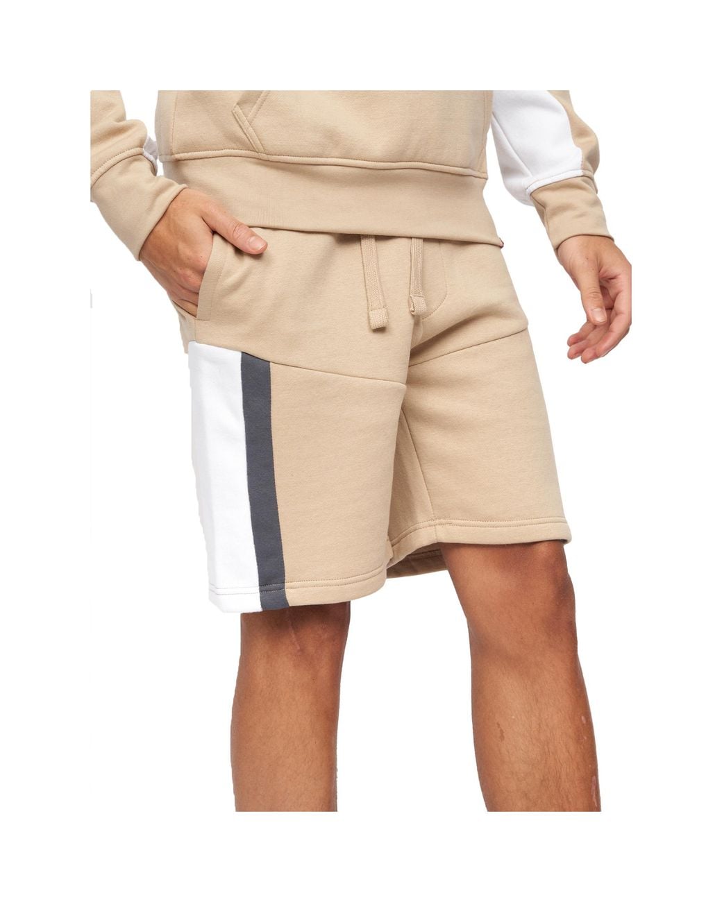 Crosshatch Natural Silomane Shorts for men