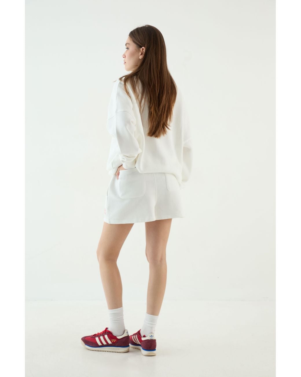 DSGN Studio Green Drawstring Waist Sweat Short