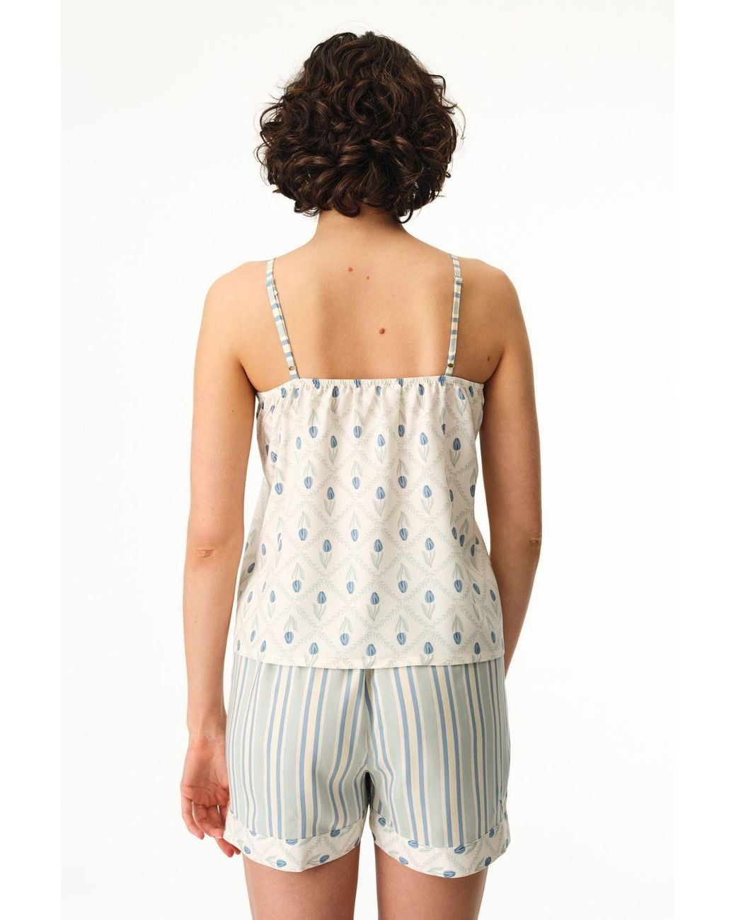 Penti White Serenity Floral Tank Pajama Top