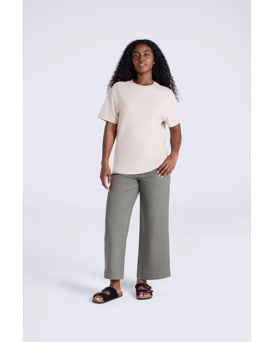 Mountain Warehouse White 'Grace' Heavyweight T-Shirt 100% Cotton Casual Short Sleeve Summer Top