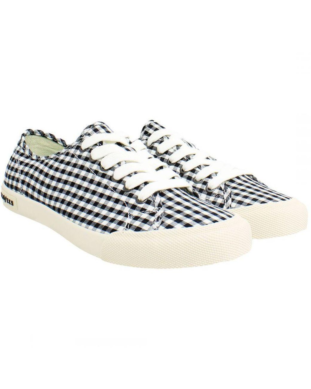 Seavees Blue Monterey Americana Plimsolls Canvas (Archived)