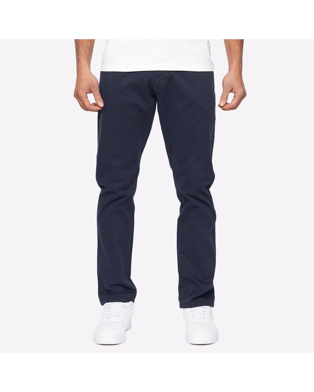 Duck and Cover Blue Moretor Chinos for men