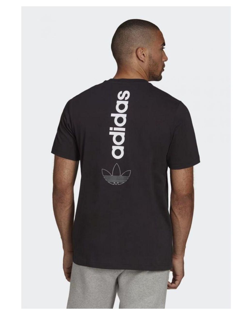 Adidas Originals Black Itasca 20 Short Sleeve T Shirt for men
