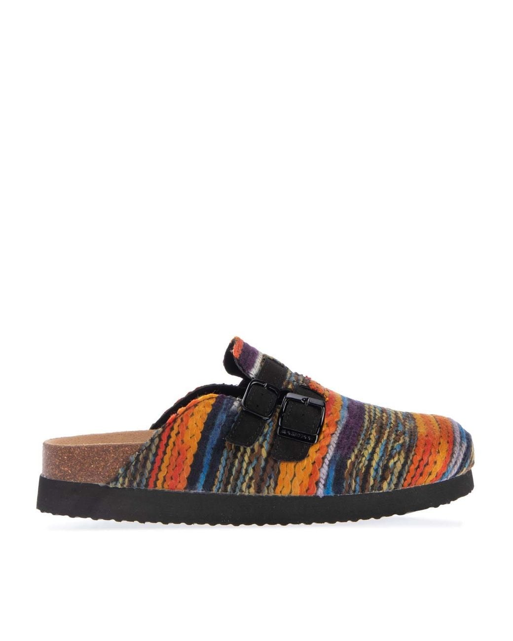 Rocket Dog Blue Abelplus Stripe Clog Slippers
