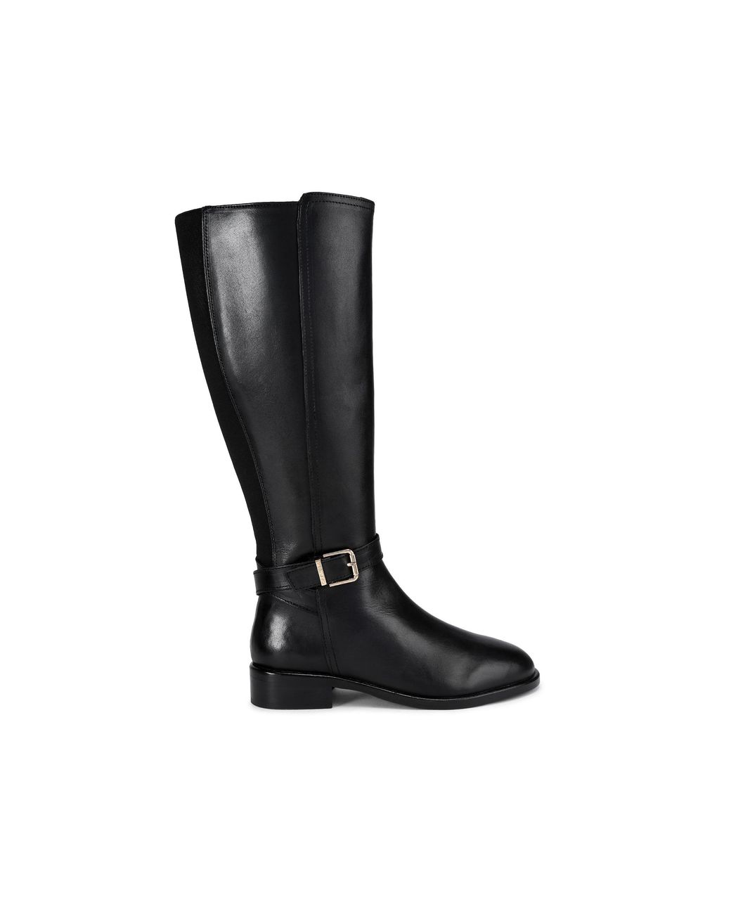 Carvela Kurt Geiger Black Leather Pienza Riding Boot Wfs