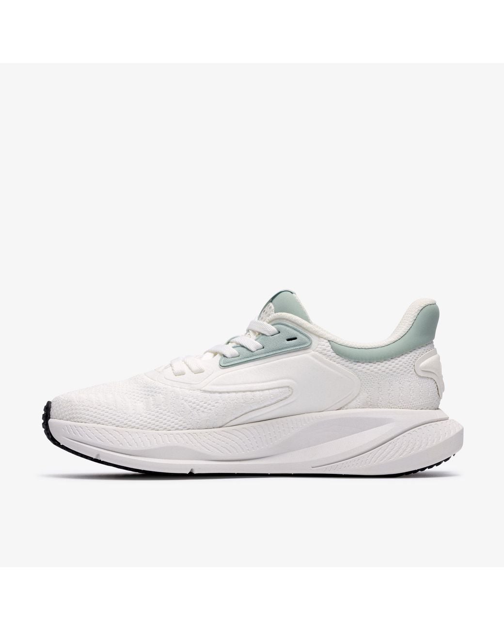 Clarks White Pace Move Trainers