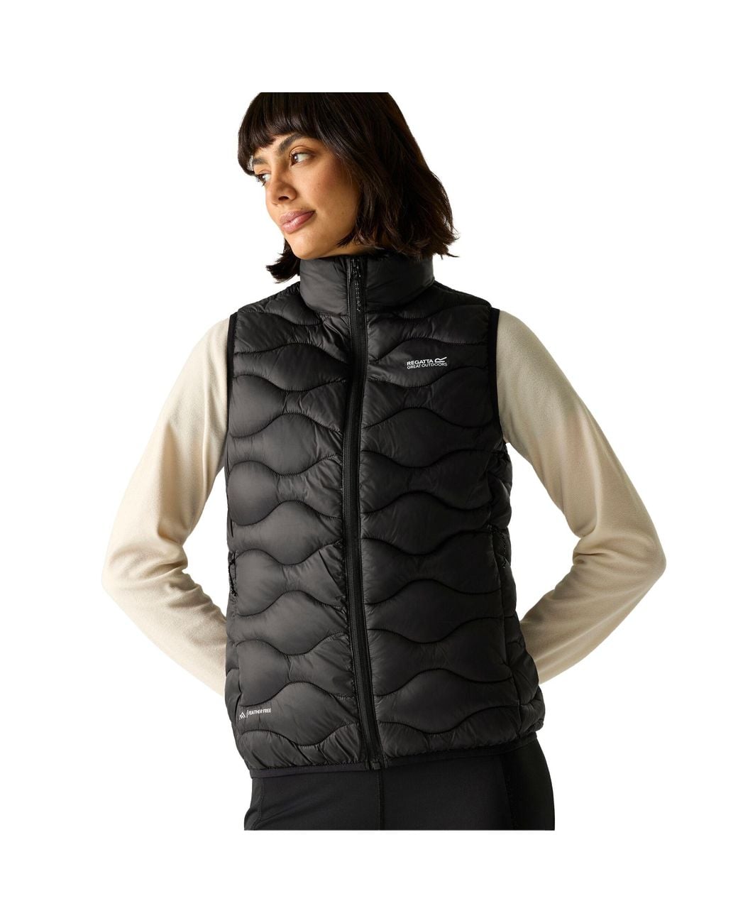 Regatta Black Ladies Hydi Quilted Gilet