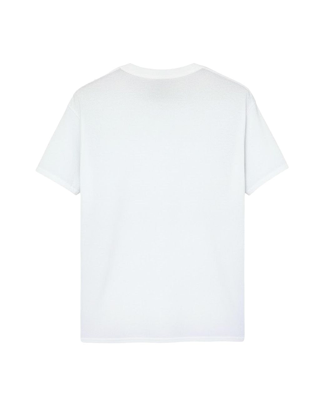 Disney White Mickey Mouse Sketch Cotton T-Shirt for men