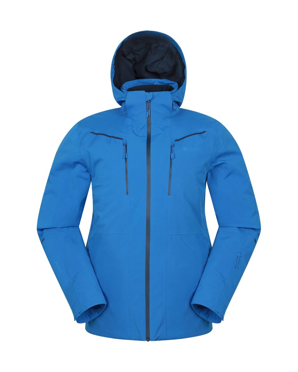 Mountain Warehouse Blue 'Neptune Extreme' Ski Jacket Waterproof Winter Coat for men