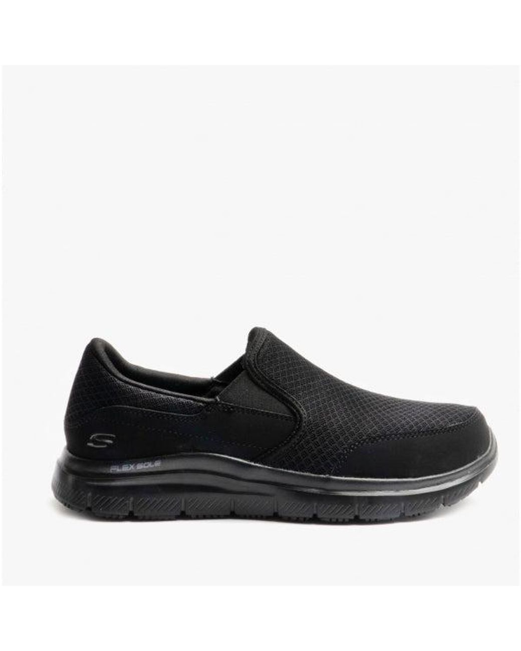 Skechers Black Work 77048Ec Flex Advantage for men