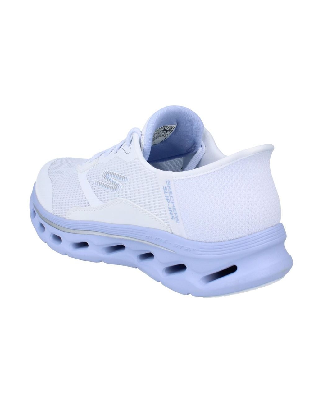Skechers White Slip Ins Go Walk Glide Step 2.0 Belah Trainers