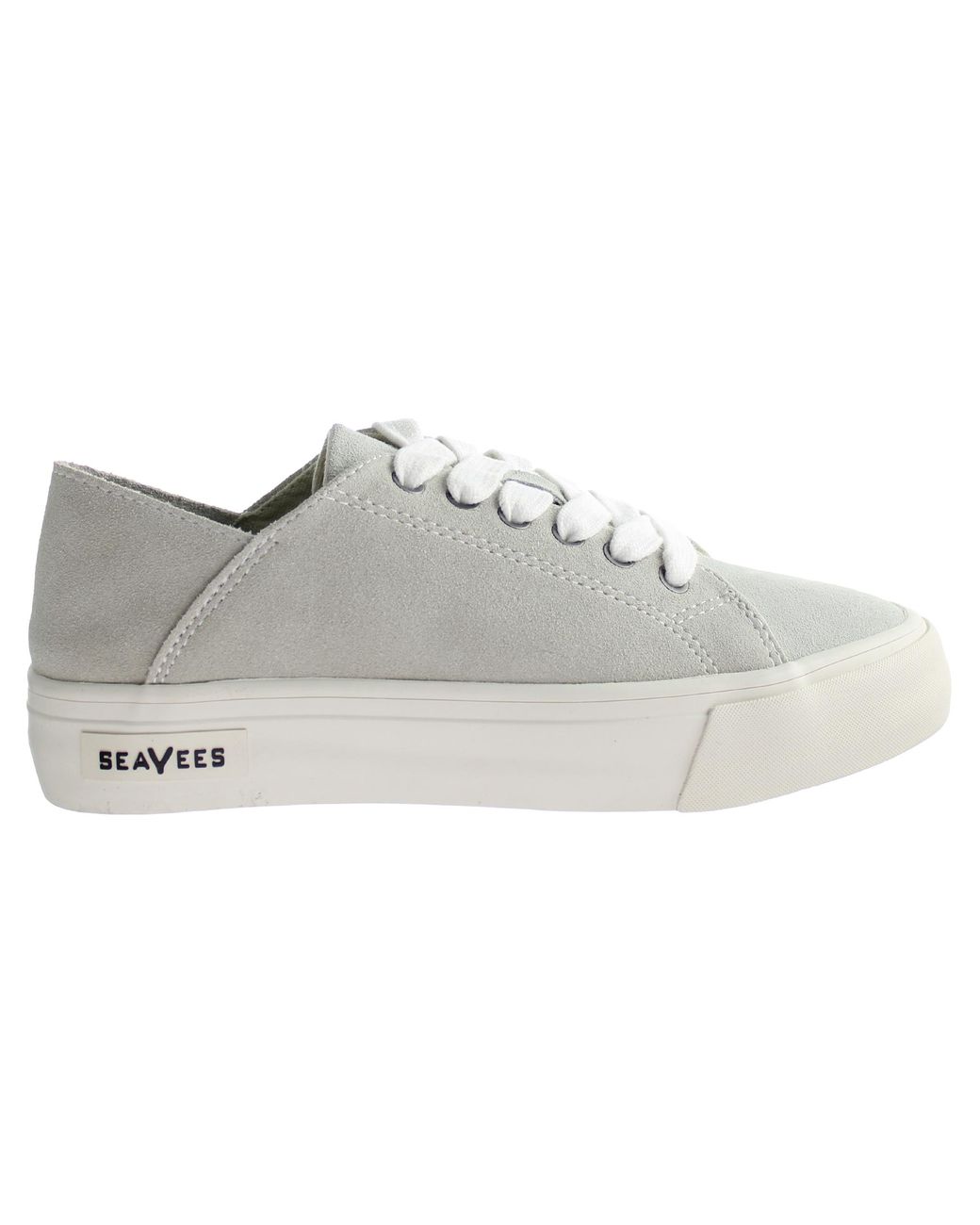 Seavees Gray Sausalito Sea Spray Sneaker Shoes Leather