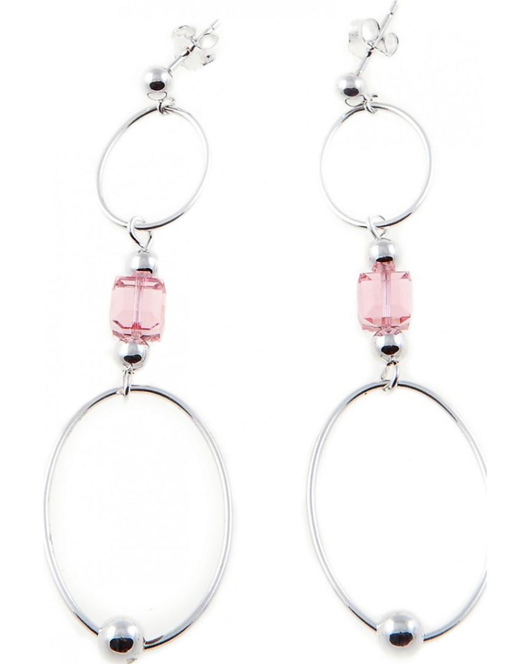 Cristian Lay White 491870 Ladies Earrings Sterling