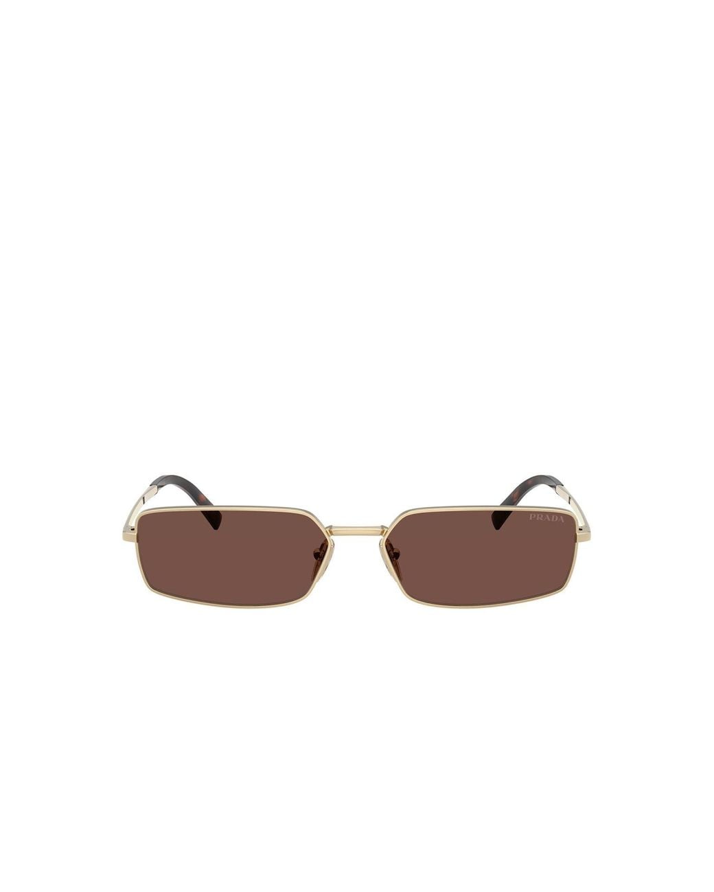 Prada Brown Sunglasses/ Metal