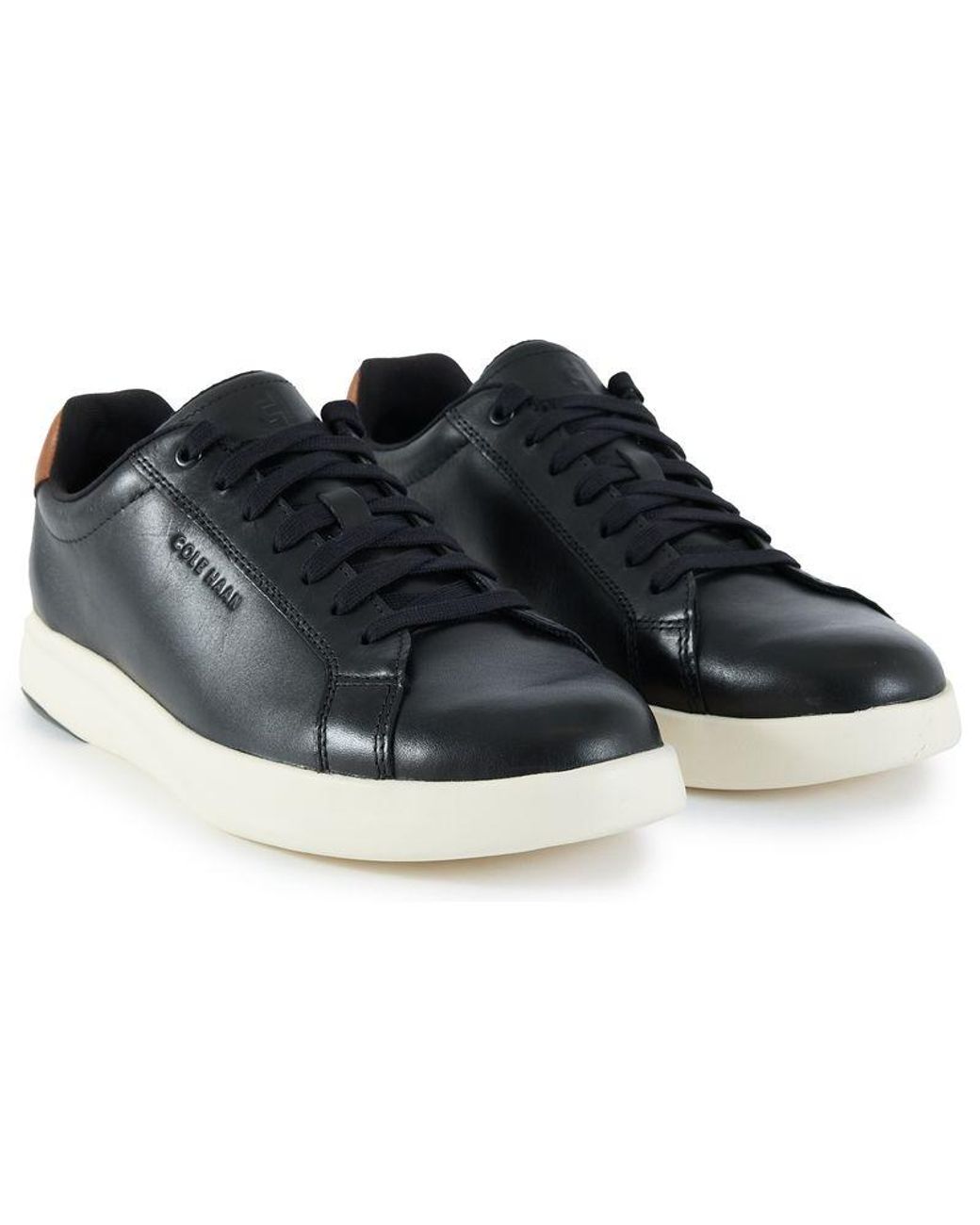 Cole Haan Blue Grand Court Tennis 2.0 Leather-Inspired Trainers for men