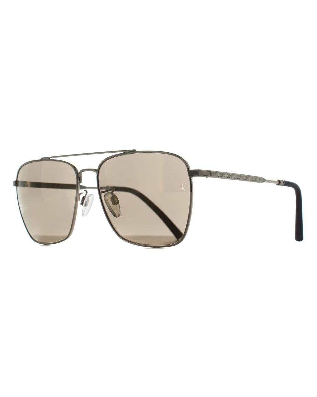 Oliver Peoples Brown Square Desert Flash Mirror Ov1362S R-15 Metal for men