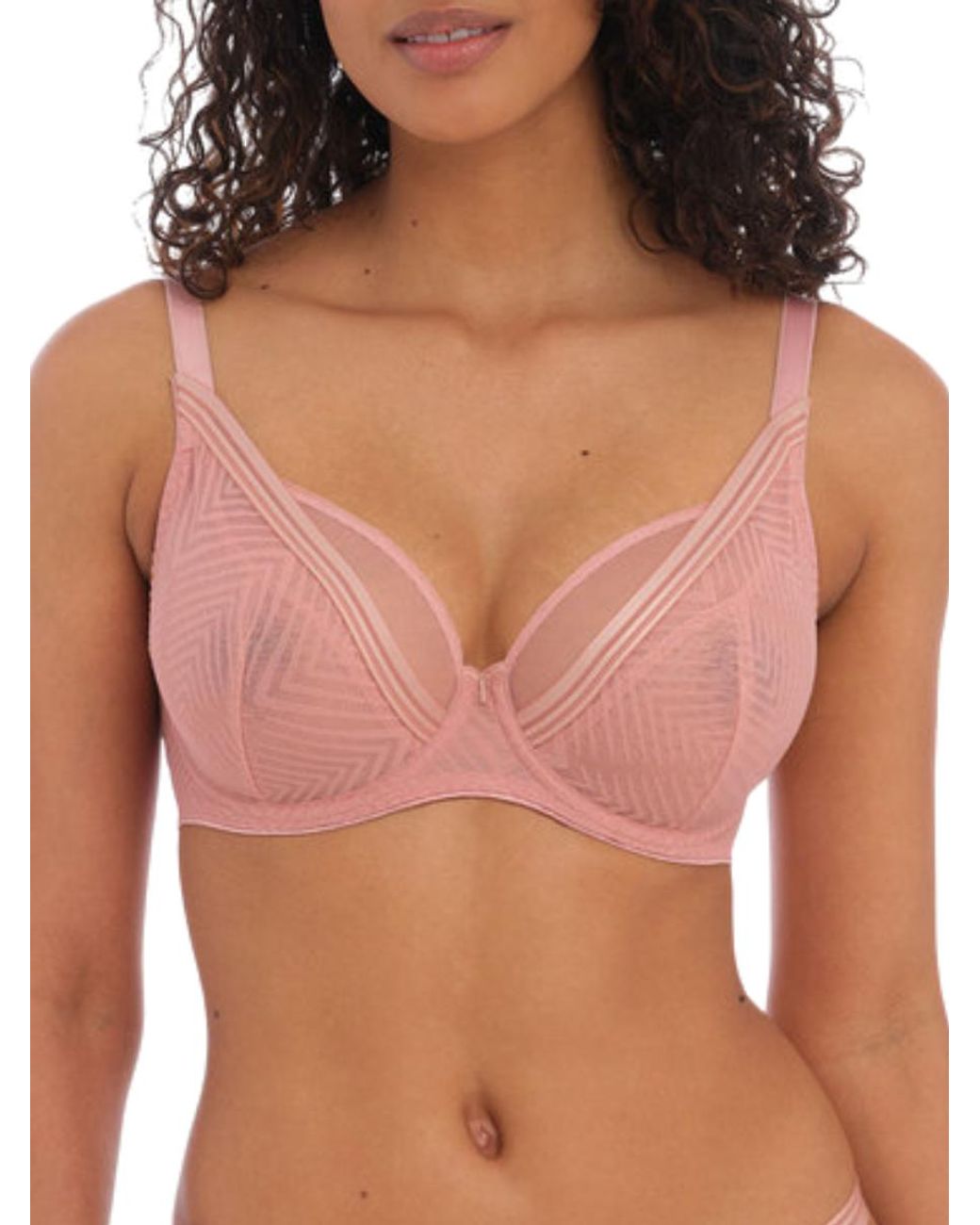 Freya Brown Tailored High Apex Plunge Bra