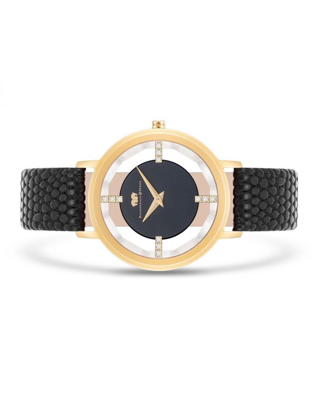 Rhodenwald & Söhne Metallic Stainless Steel Watch 36,0Mm