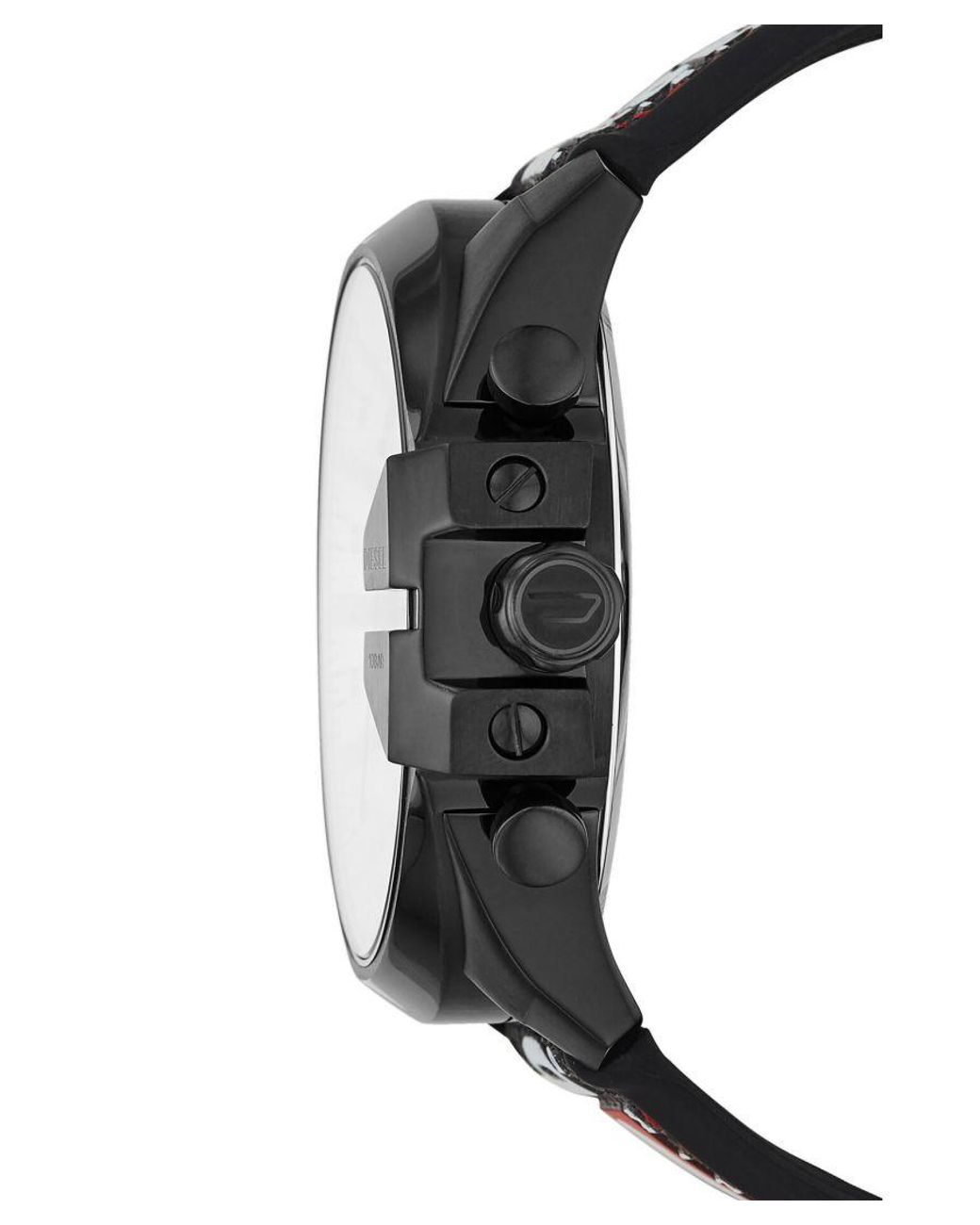 DIESEL Gray Mega Chief Watch Dz4512 Silicone for men