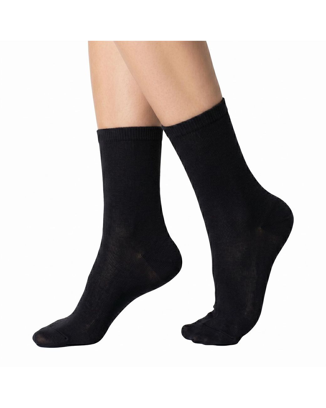 Pro Socks Blue 6 Pairs Cotton Mid-Calf S25609