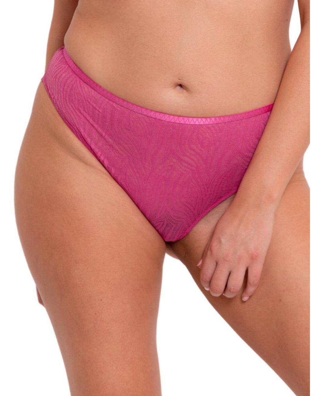 Curvy Kate Pink Ck044202 Lace Daze Brazilian Brief