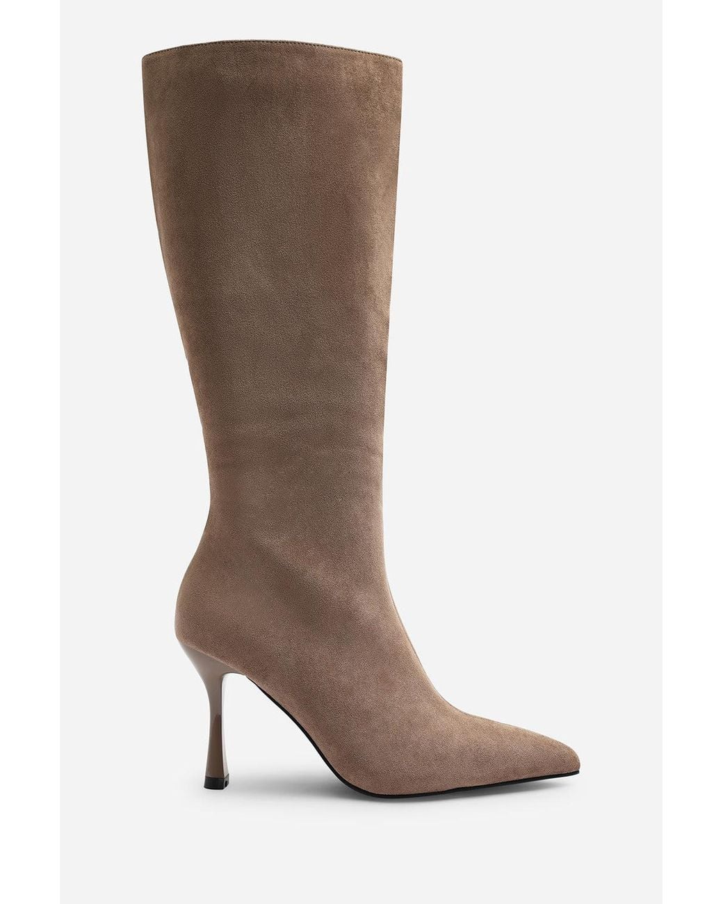 Where's That From Brown Kexira Stiletto Knee High Boot