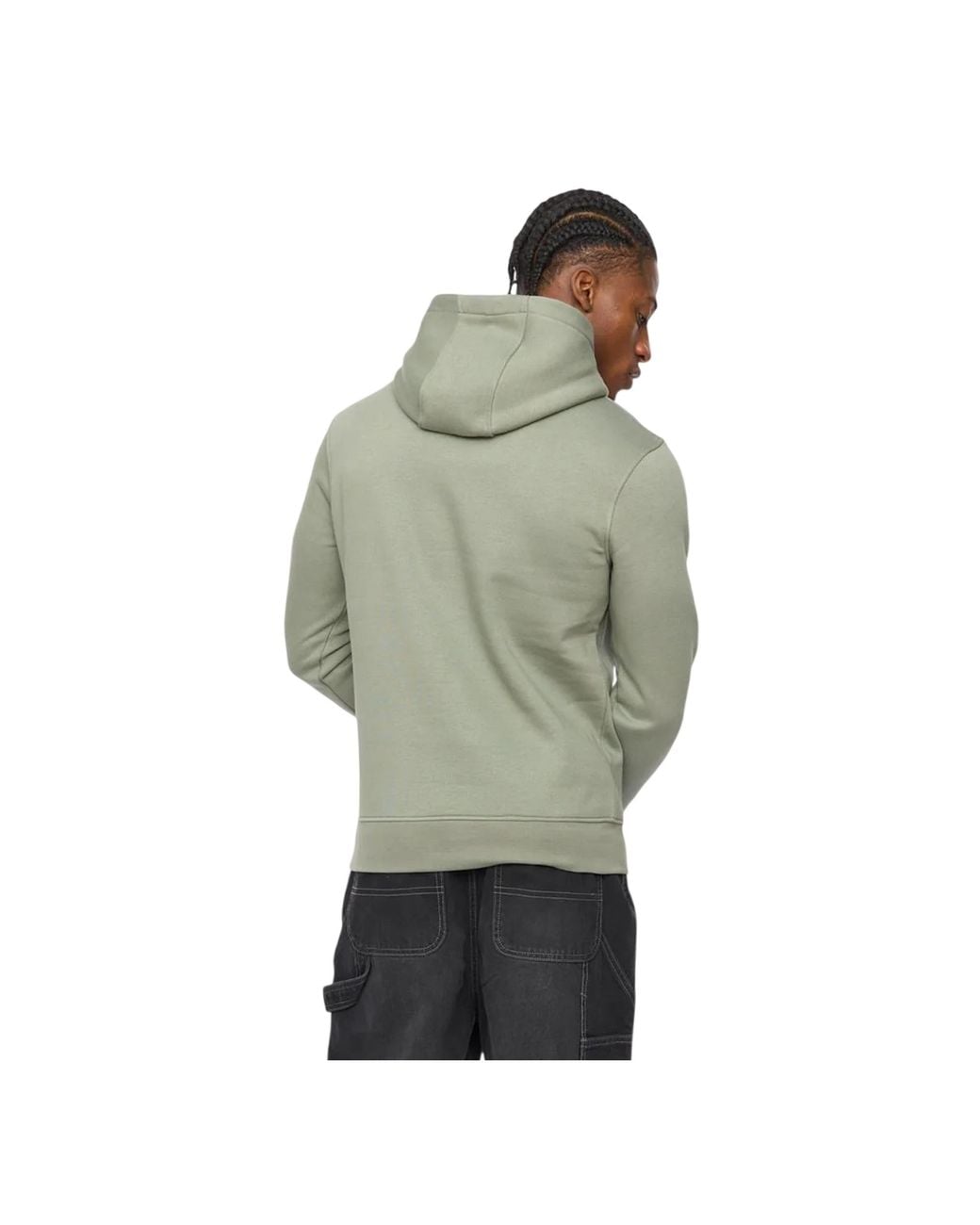 Crosshatch Green Hallfell Hoodie for men