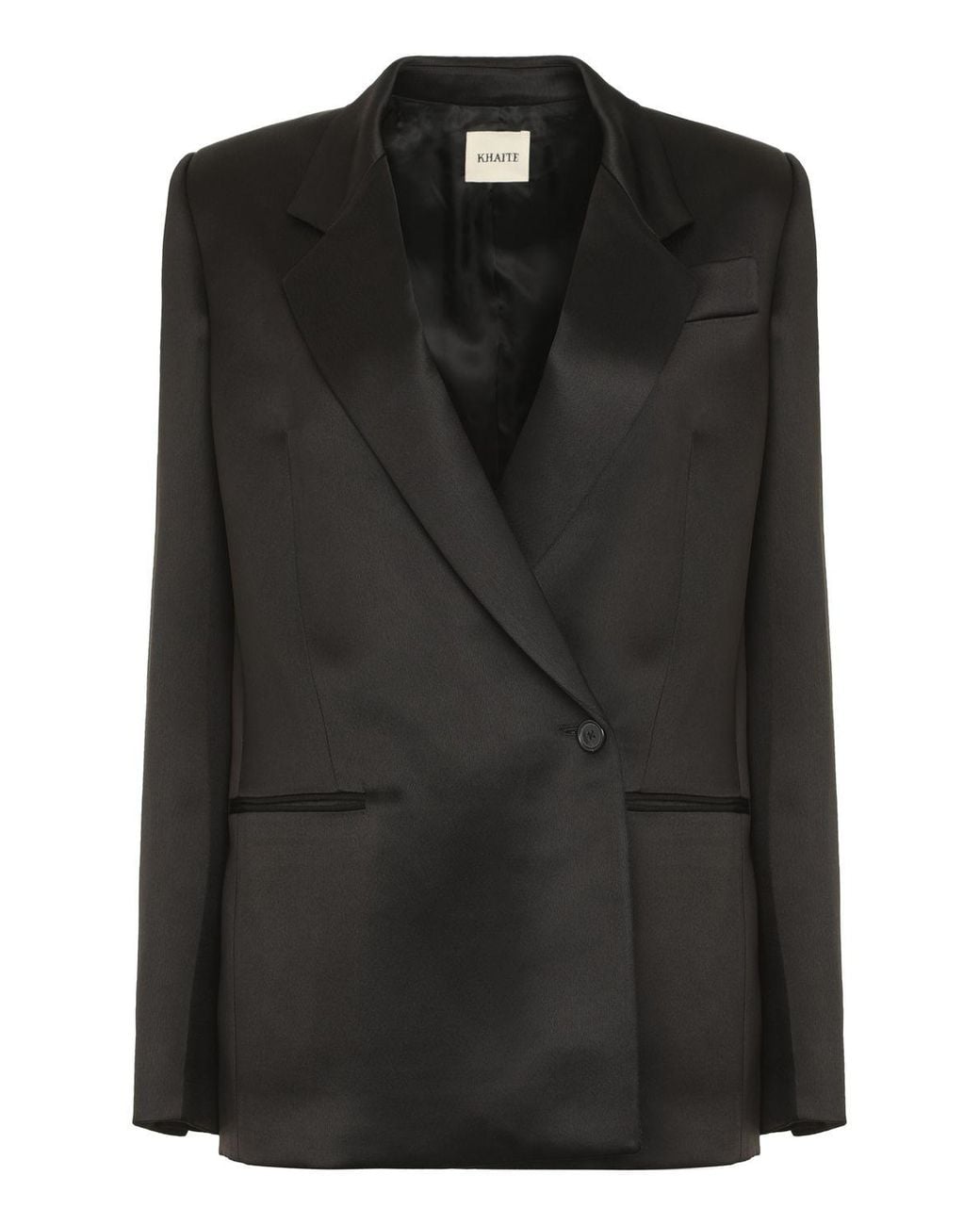 Khaite Black Willow Double Breasted Blazer