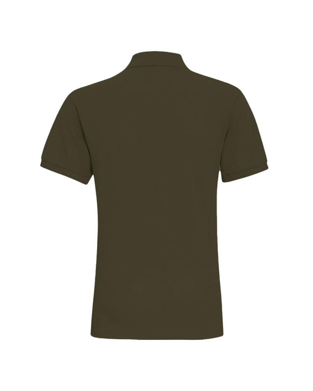 Asquith & Fox Green Plain Short Sleeve Polo Shirt Cotton for men