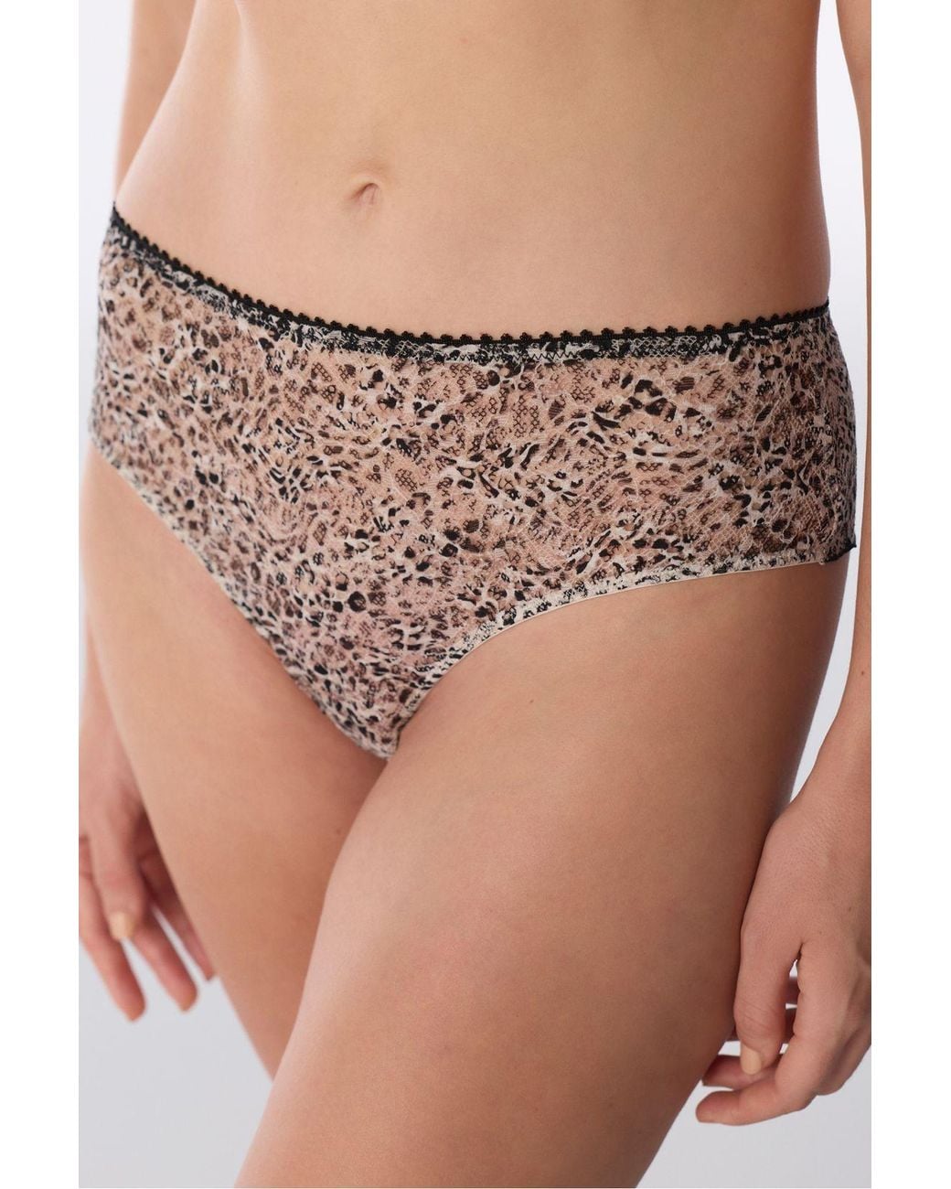 Penti Natural Printed Cheeky Leopard Print Hipster Briefs