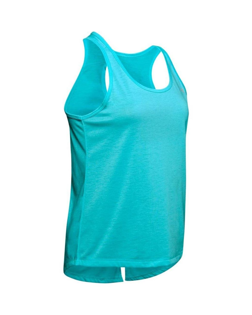 Under Armour Blue Whisperlight Tie Back Tank Top Cotton