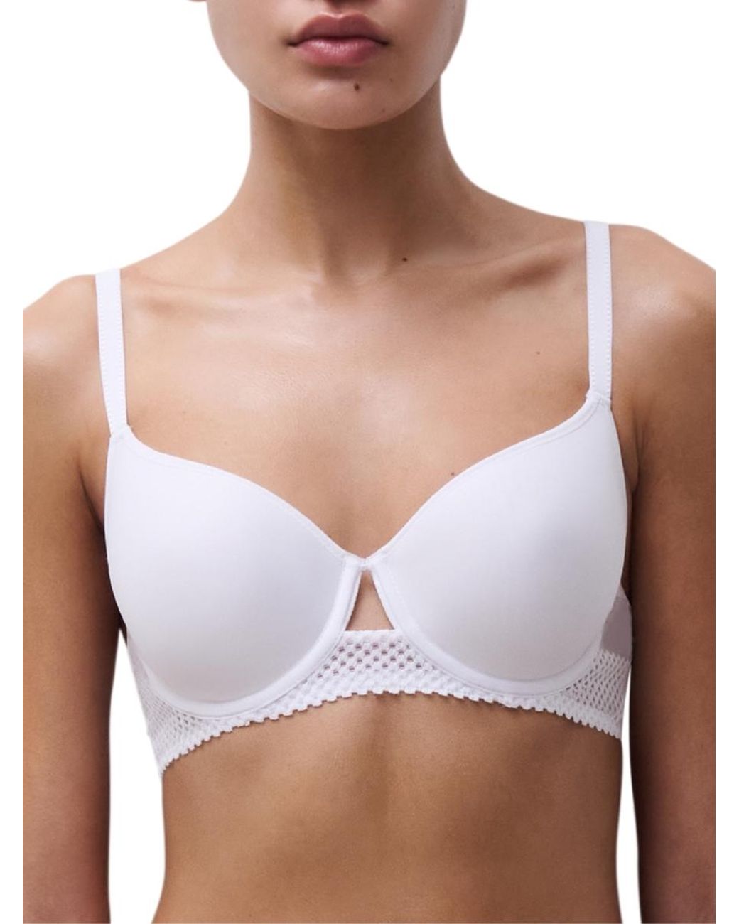 Chantelle White Play Memory Foam T-Shirt Bra