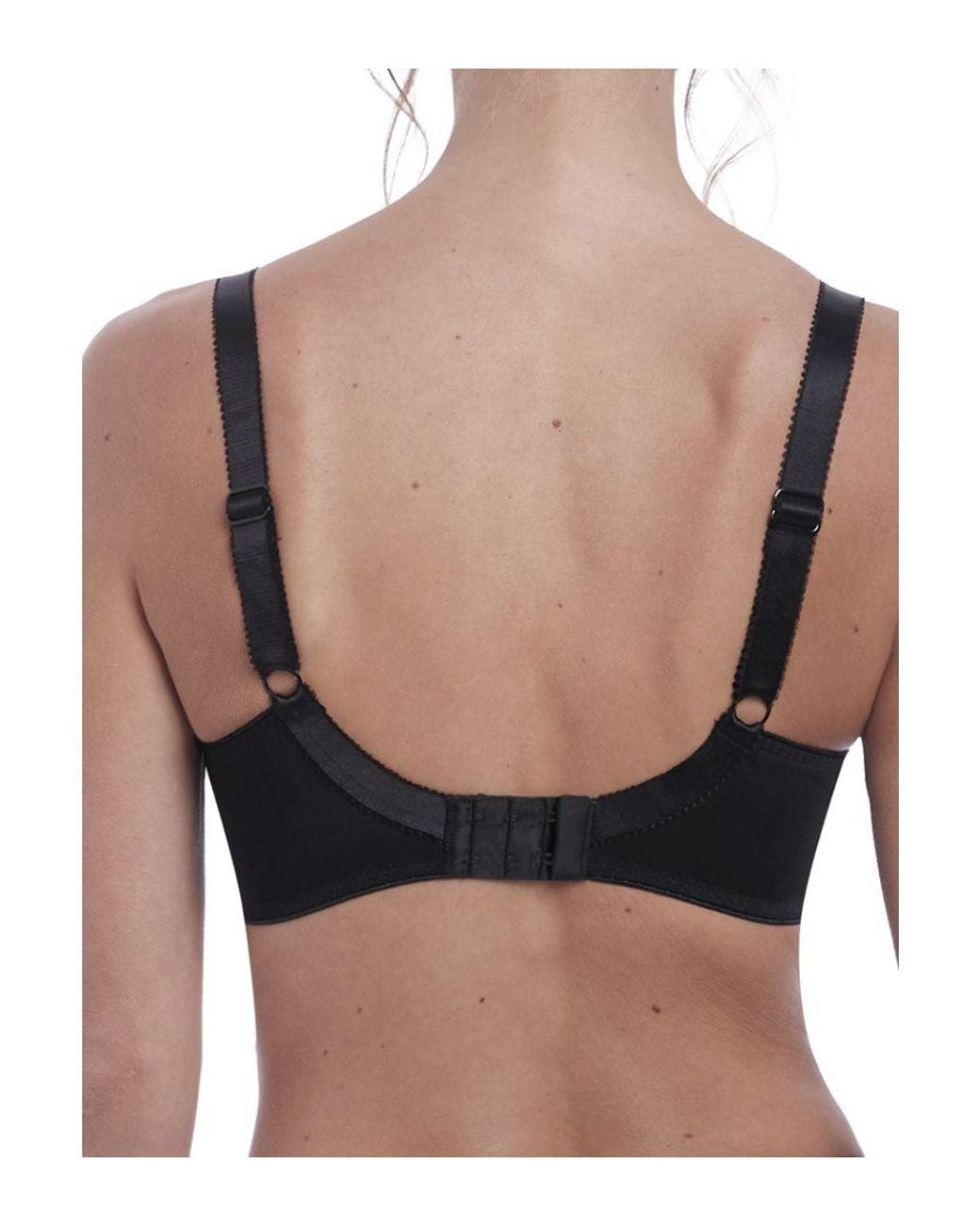 Fantasie Black Anoushka Underwired Side Support Plunge Bra
