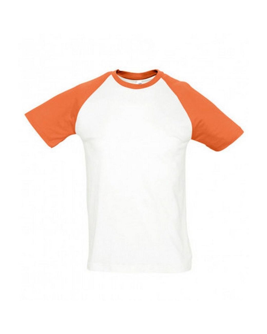 Sol's White Funky Contrast Short Sleeve T-Shirt for men