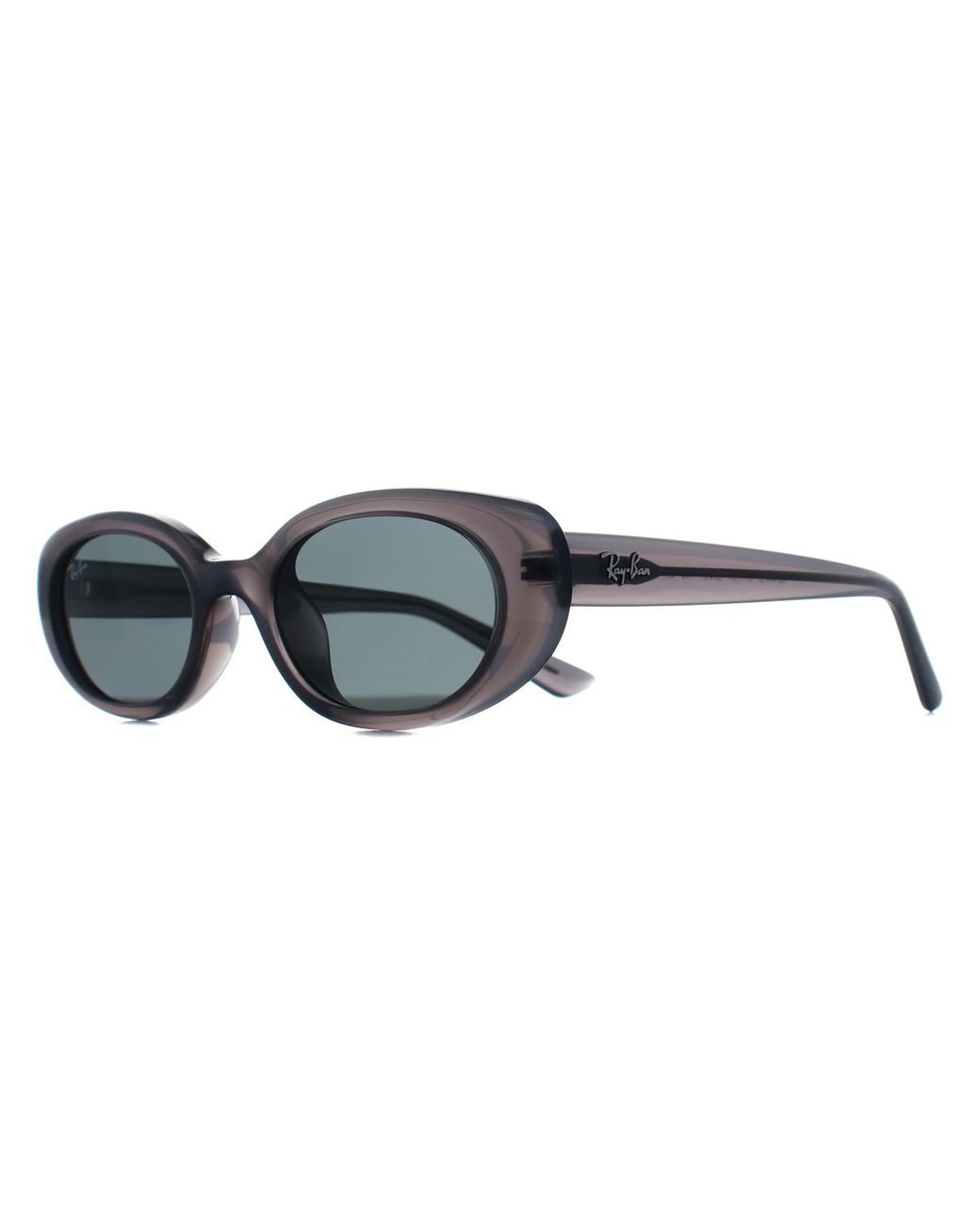 Ray-Ban Gray Oval Transparent Dark Rb4441D