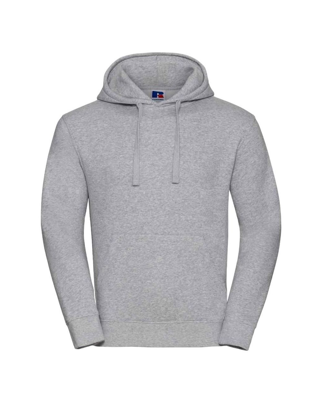 Russell Gray Authentic Hoodie (Light Oxford) for men