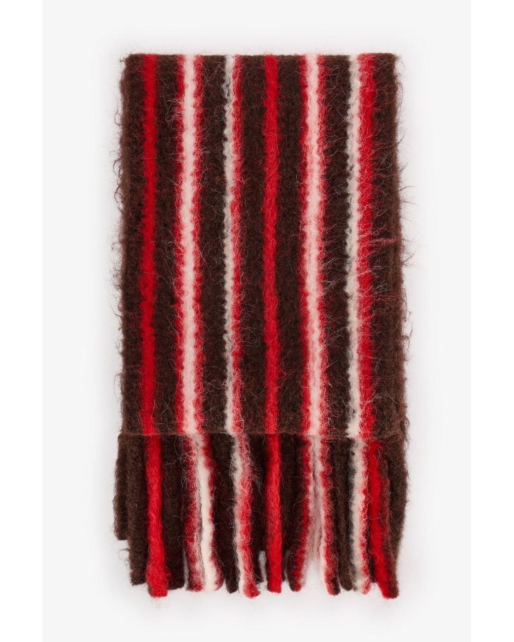 Penti Red Alliette Striped Scarf