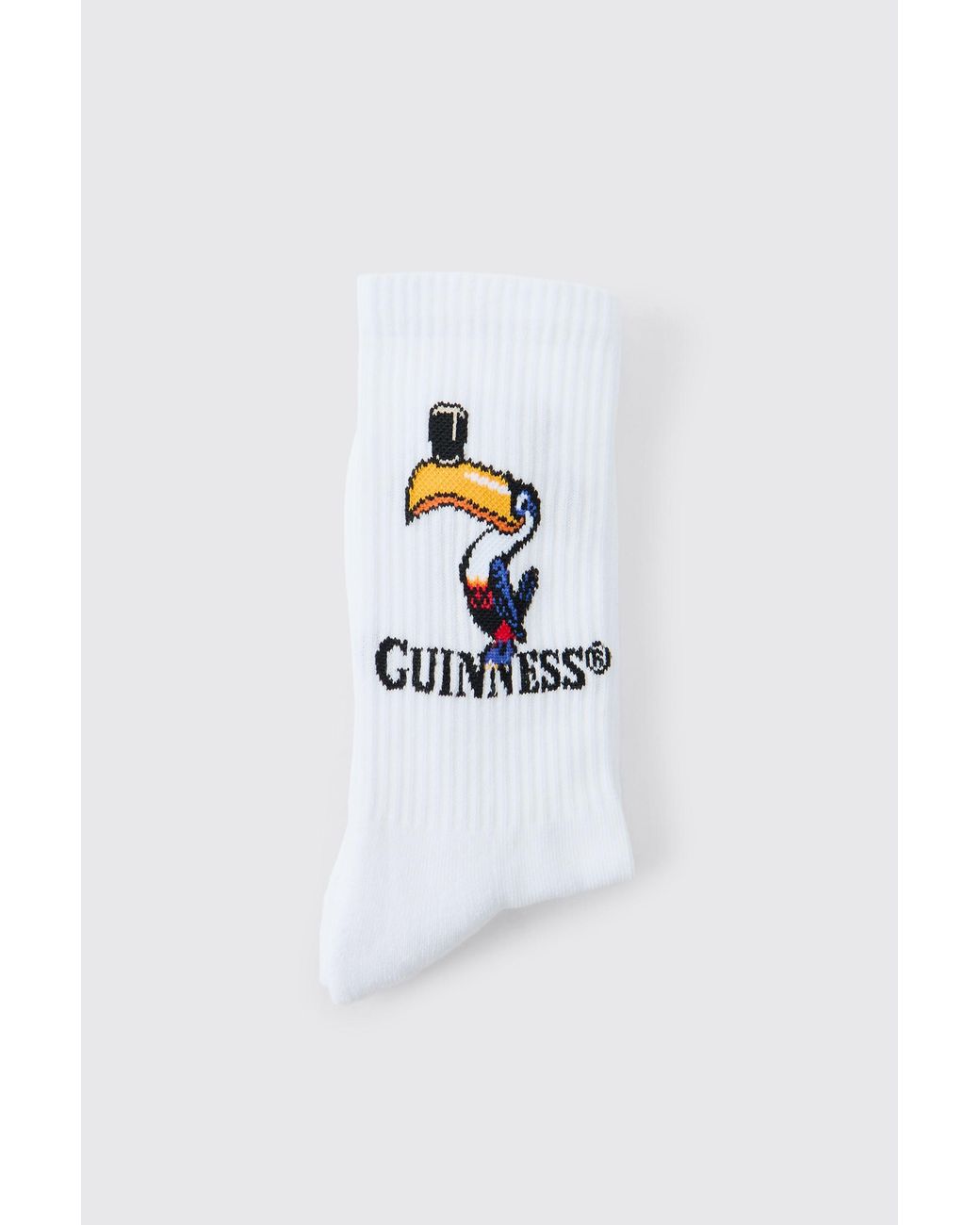 BoohooMAN Blue Guinness Toucan License Socks for men