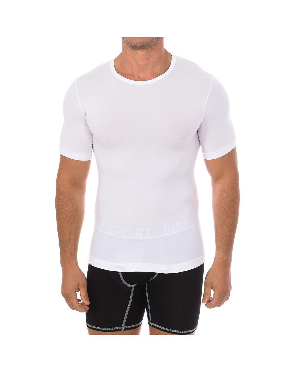Intimidea White Girocollo Short Sleeve Round Neck Undershirt 200042 for men