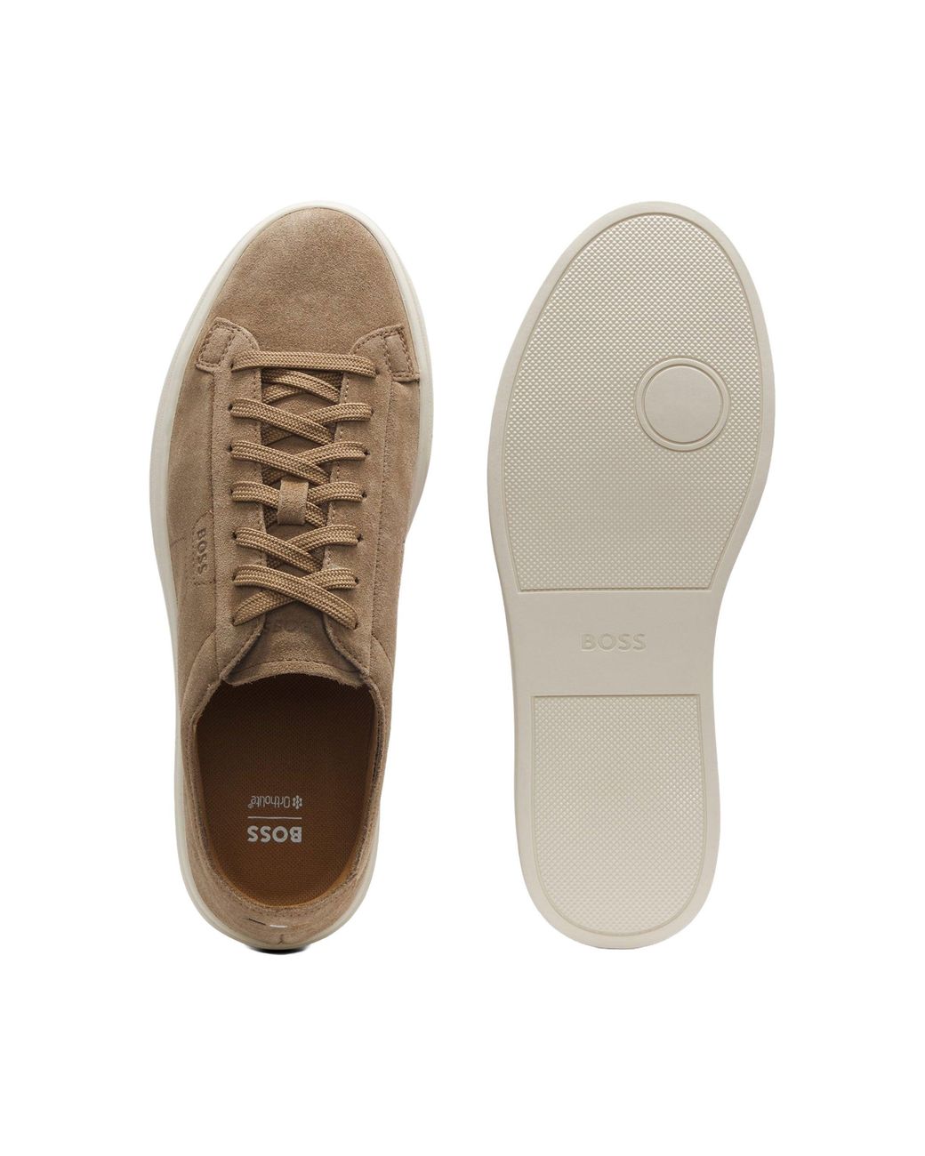 Boss Brown Kieran Tenn Wcsd Trainer Medium Cotton for men