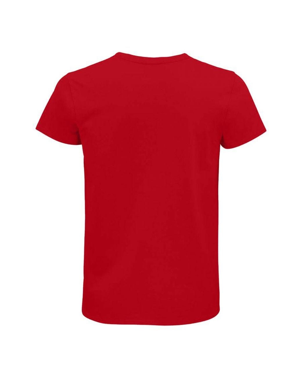 Sol's Red Adult Pioneer Organic T-Shirt (Bright)