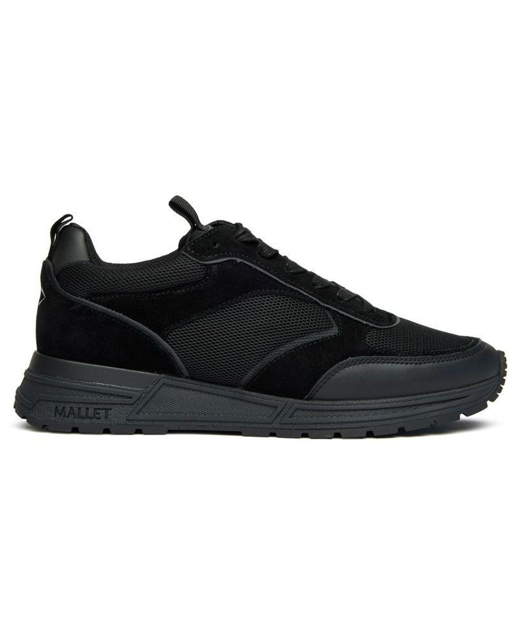 Mallet Black Bethnal Trainers for men