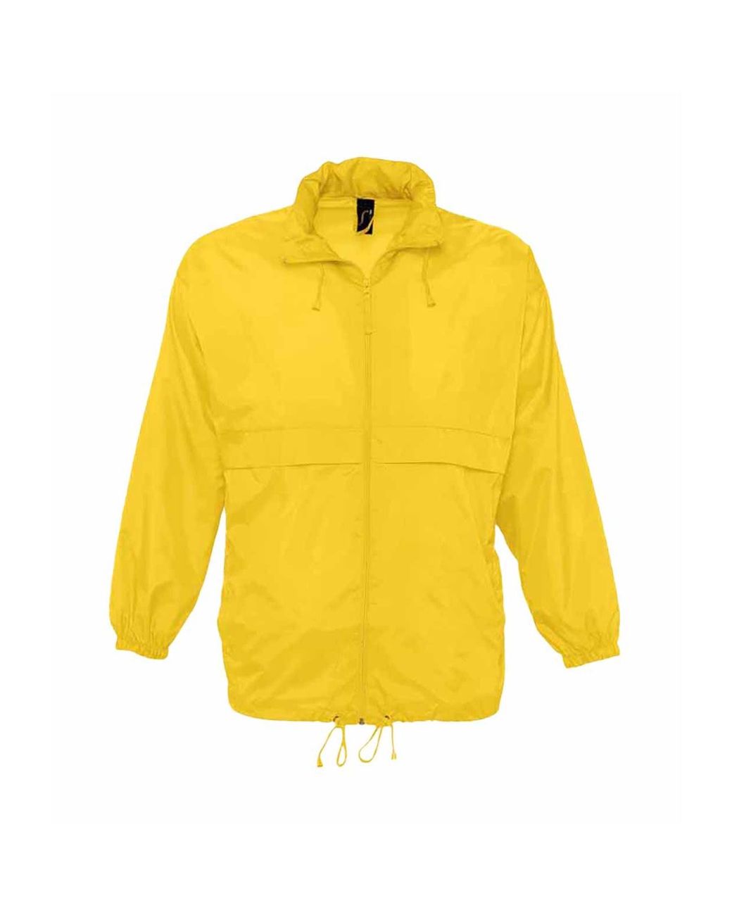 Sol's Yellow Surf Windbreaker Lightweight Jacket Nylon