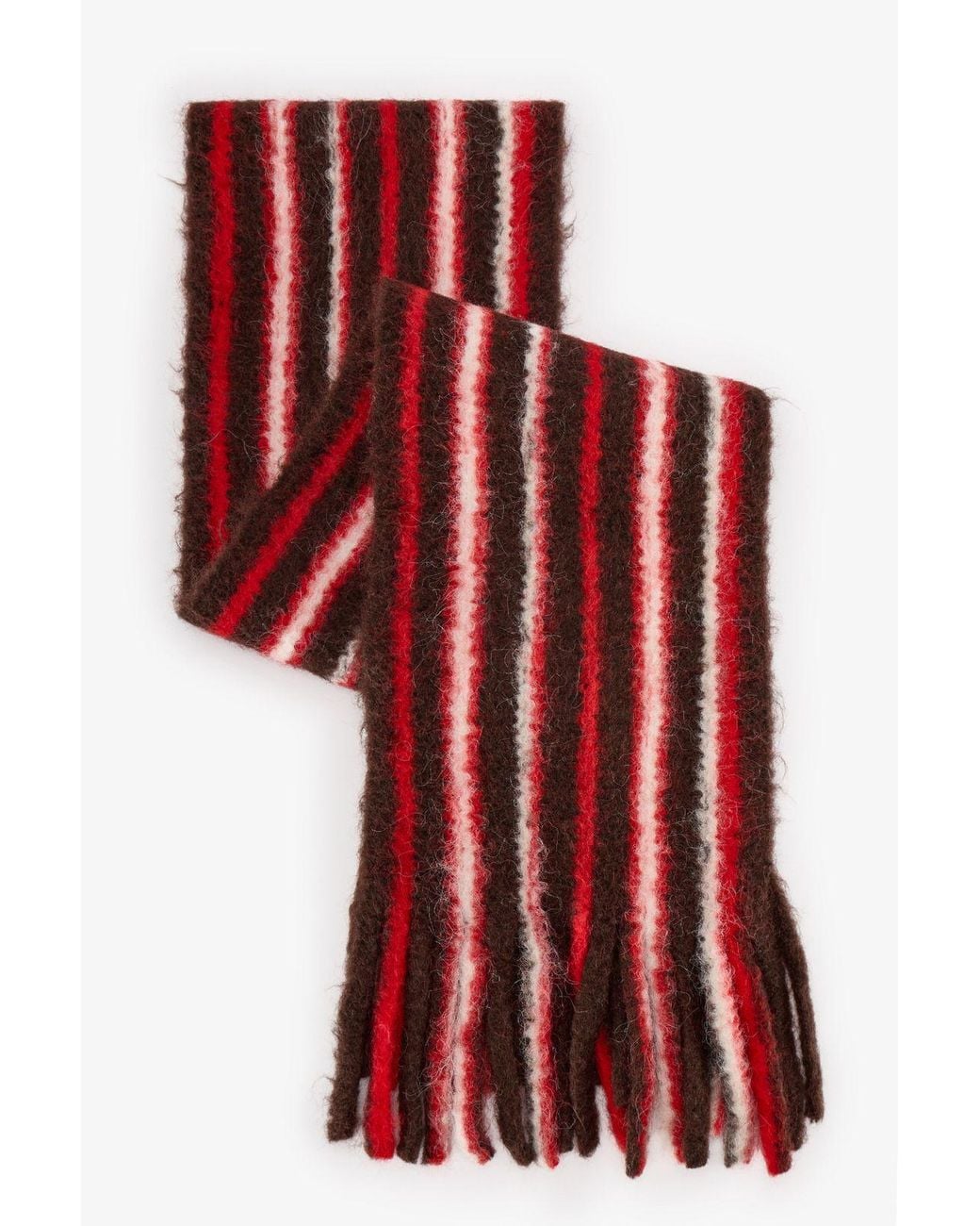 Penti Red Alliette Striped Scarf